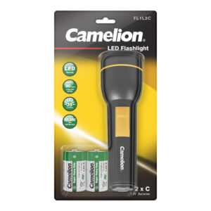CAMELION FL1L2CB2R14P Torcia LED media incl. 2 batterie R14