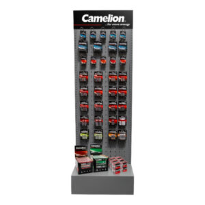 Espositore a piedistallo CAMELION MFD 03 con 36 ganci + 2 ripiani - 50100001.jpg