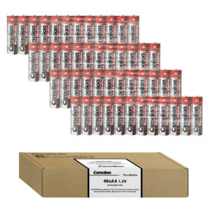 CAMELION 48 Pack Plus di batterie alcaline AA LR6 Mignon AM3 in confezione ecologica - 1.jpg